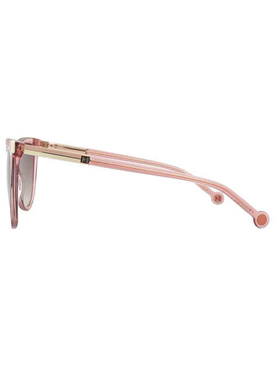 Женские солнцезащитные очки Carolina Herrera коричневые кошачий глаз HER 0141/S 0BJS/HA 58 — изображение 4 из 5, белый