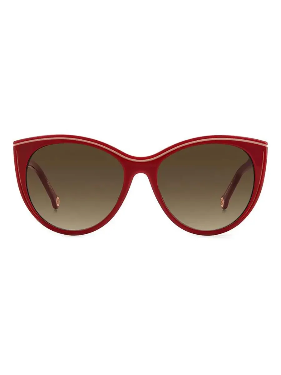 Солнцезащитные очки для женщин Carolina Herrera Brown Gradient Cat Eye HER 0142/S 0R9S/HA 56 — изображение 1 из 1