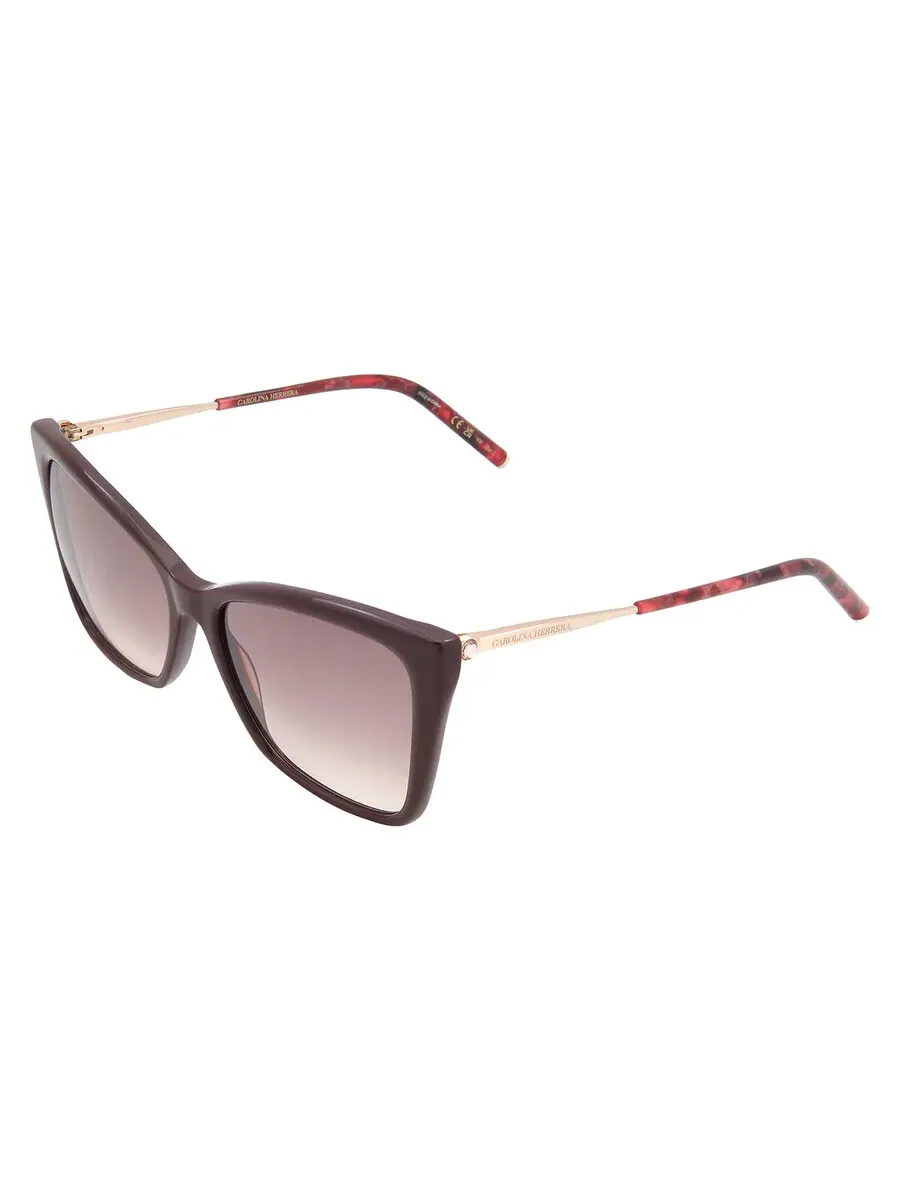 Солнцезащитные очки для женщин Carolina Herrera Brown Shaded Cat Eye HER 0180/S 06K3/HA 57 — изображение 4 из 4