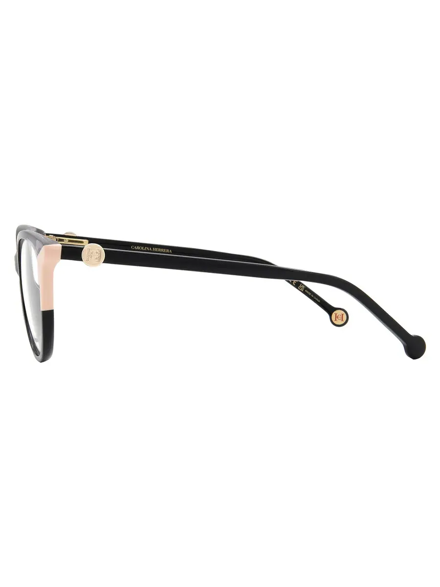 Женские очки Carolina Herrera Demo Cat Eye CH 0054 0KDX 53 — изображение 3 из 4, черный