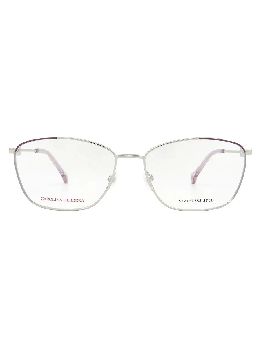 Женские очки Carolina Herrera Demo Cat Eye CH 0060 0S9E 57 — изображение 1 из 4, золотистый фиолетовый