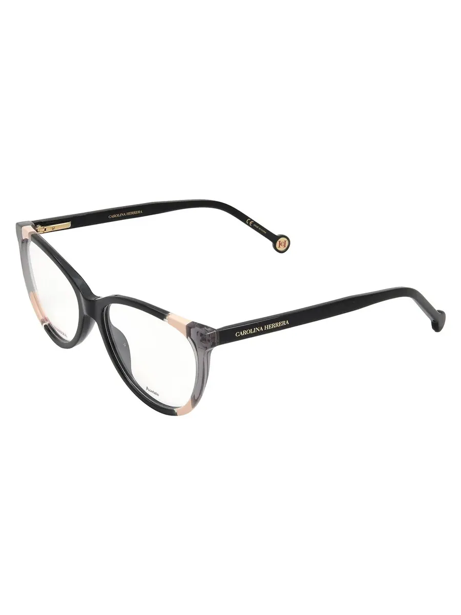 Женские очки Carolina Herrera Demo Cat Eye CH 0064 0KDX 55 — изображение 4 из 4, черный