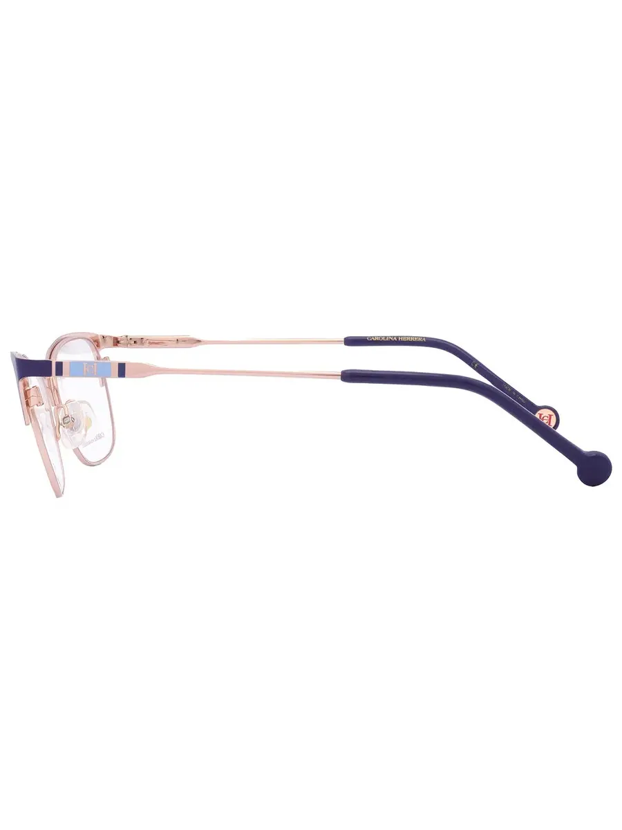 Женские очки Carolina Herrera Demo Cat Eye CH 0074 0LKS 53 — изображение 5 из 5, золотистый синий