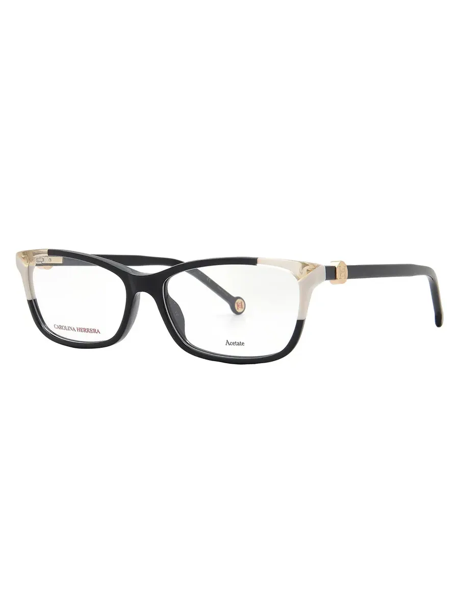 Женские очки Carolina Herrera Demo Cat Eye HER 0114 09HT 54 — изображение 2 из 4, белый