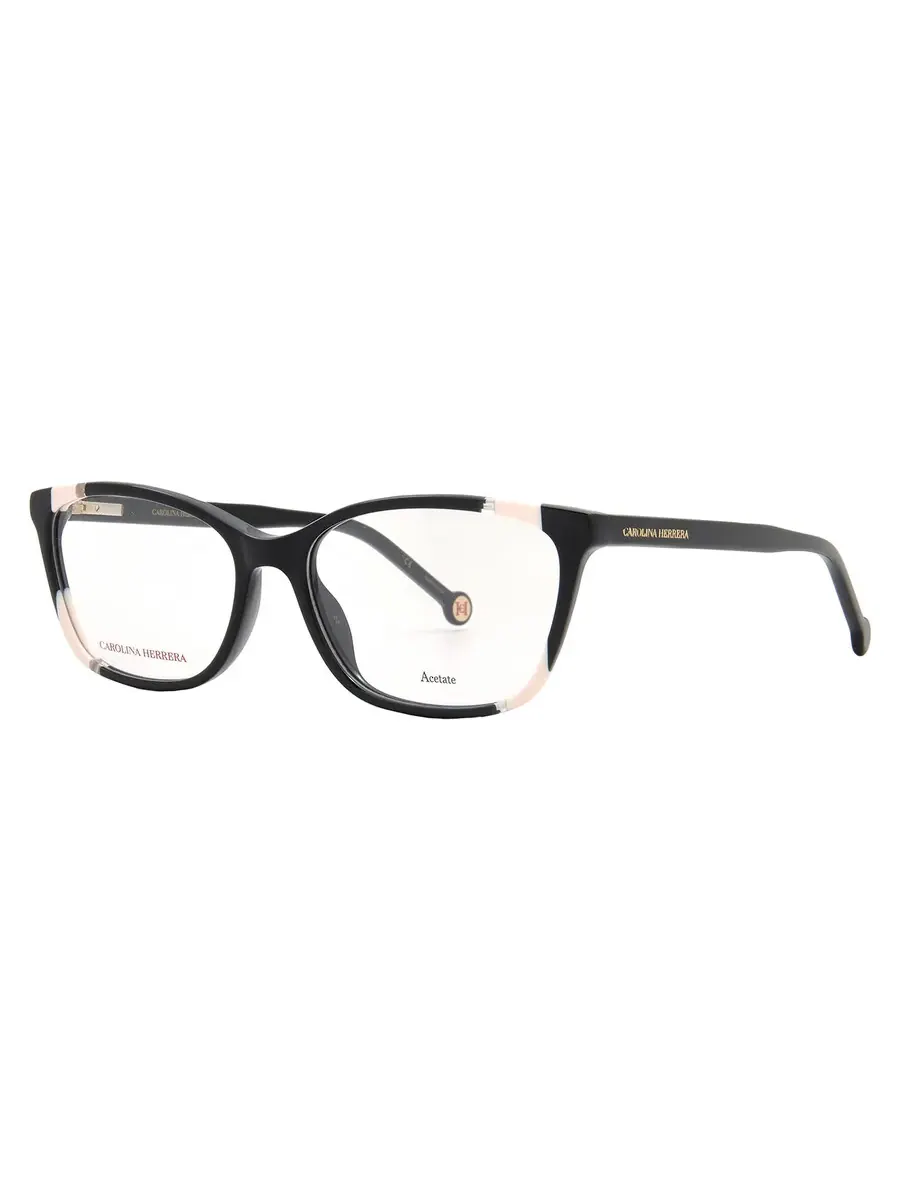 Женские очки Carolina Herrera Demo Cat Eye HER 0124 0KDX 54 — изображение 2 из 4, черный