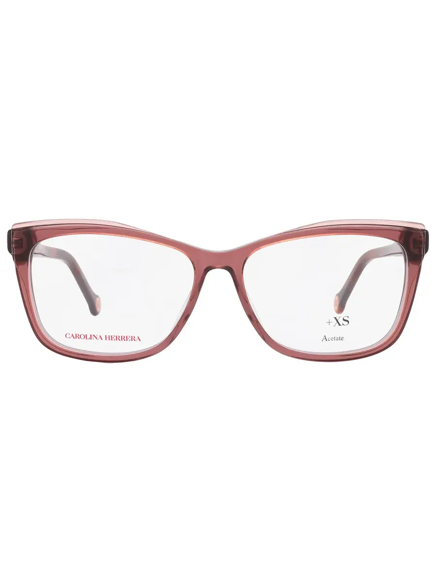Женские очки Carolina Herrera Demo Cat Eye HER 0208 0NUX 55 — изображение 1 из 5, коричневый серый