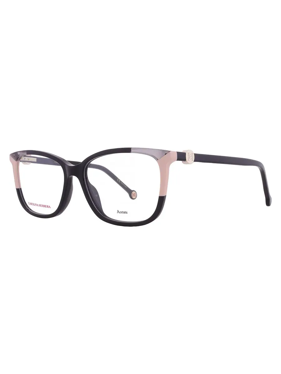 Женские очки Carolina Herrera Demo Square CH 0055 0KDX 54 — изображение 2 из 4, черный