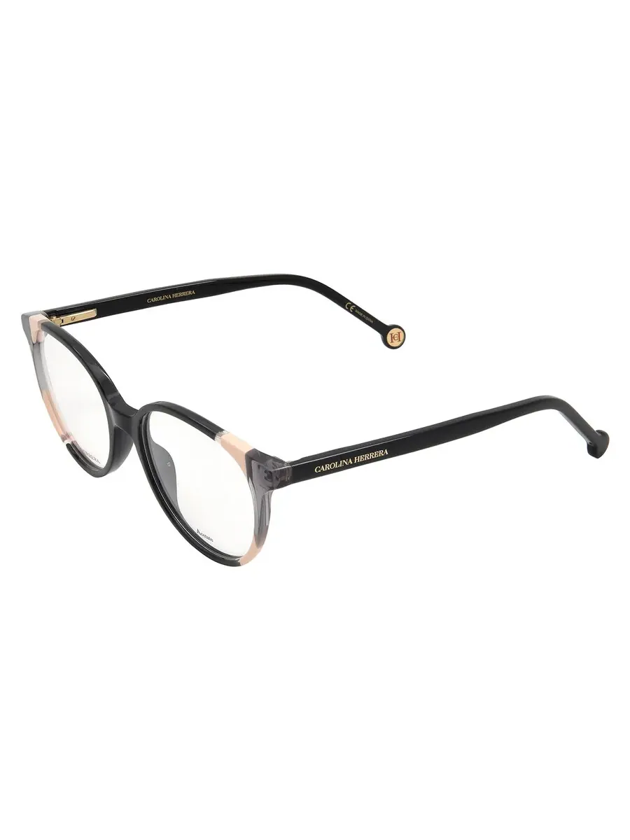 Женские очки Carolina Herrera Demo Teacup CH 0067 0KDX 52 — изображение 4 из 4, черный
