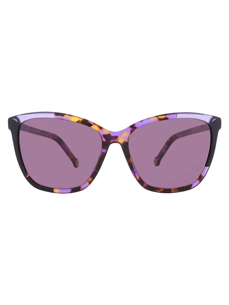 Женские солнцезащитные очки Carolina Herrera Violet Butterfly CH 0052/S 0F0T/UR 58 — изображение 1 из 4, фиолетовый