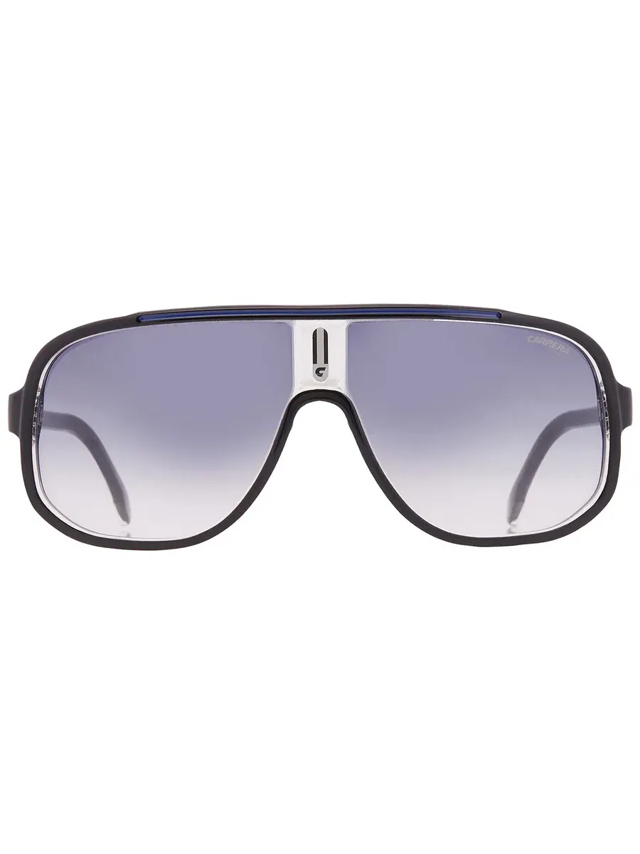Мужские солнцезащитные очки Carrera Blue Gradient Pilot CARRERA 1058/S 0D51/08 63 — изображение 1 из 4, черный синий