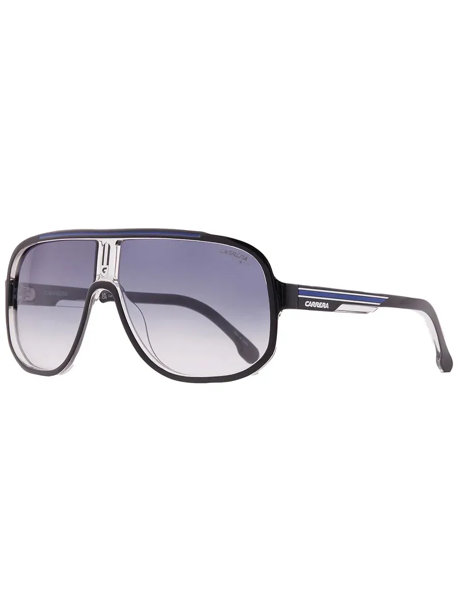 Мужские солнцезащитные очки Carrera Blue Gradient Pilot CARRERA 1058/S 0D51/08 63 — изображение 2 из 4, черный синий