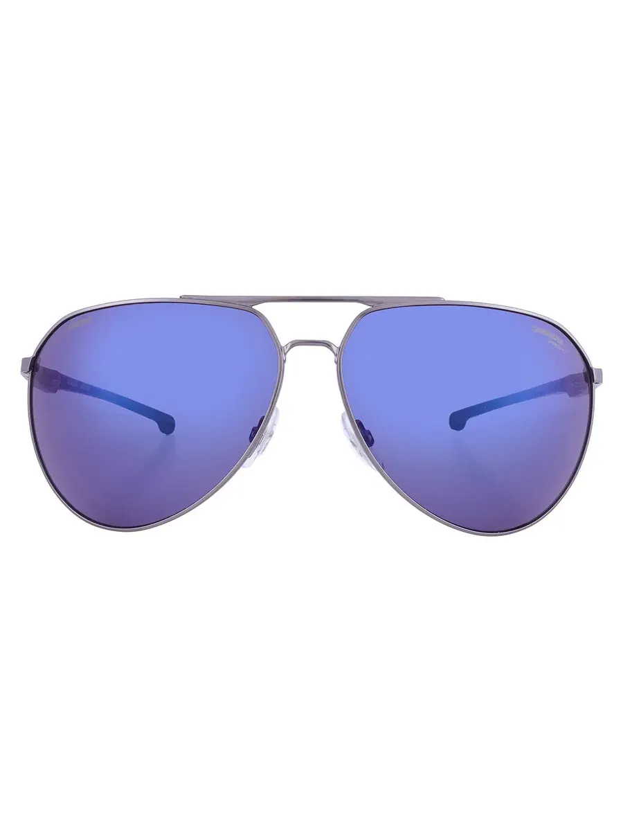 Мужские солнцезащитные очки Carrera Blue Sky Mirror Pilot CARRERA DUCATI 030/S 0V6D/XT 67 — изображение 1 из 4, темный/синий