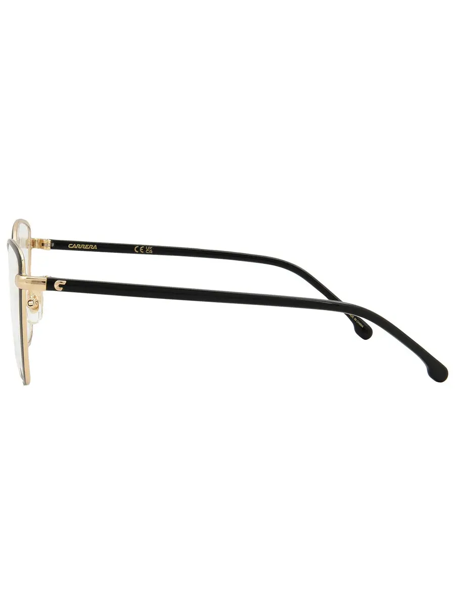 Женские очки Carrera Demo Cat Eye CARRERA 3039 0I46 54 — изображение 4 из 5, черный золотистый