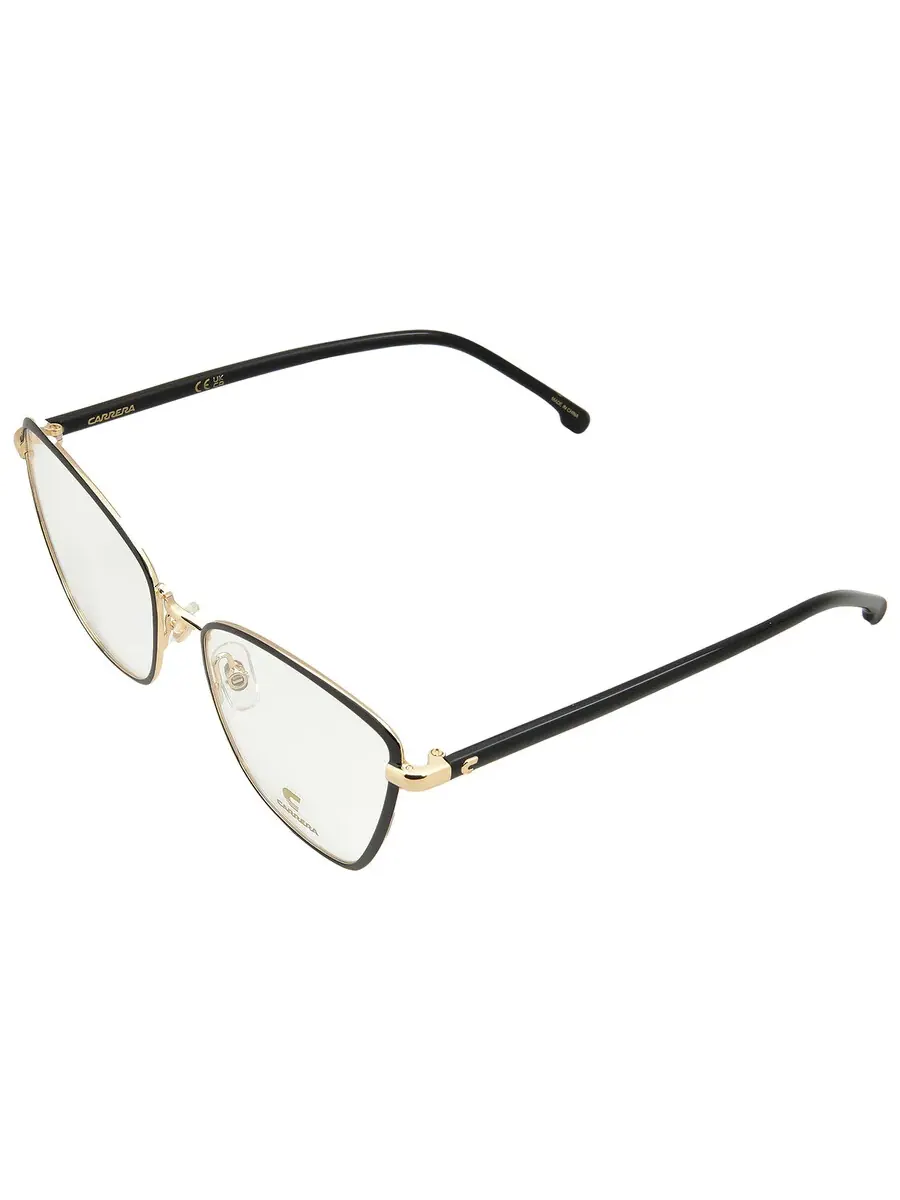 Женские очки Carrera Demo Cat Eye CARRERA 3039 0I46 54 — изображение 5 из 5, черный золотистый