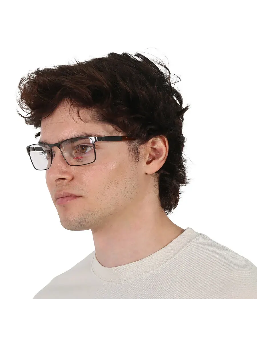 Мужские очки Carrera Demo Rectangular CA 8822/SAM 0R80 56 — изображение 2 из 5, серый