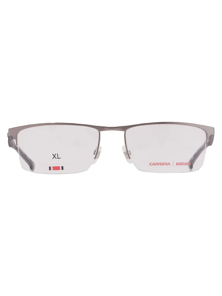 Мужские очки Carrera Demo Rectangular CARDUC 009 05MO 57 — изображение 1 из 4, темный серый