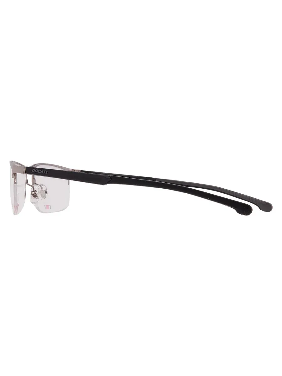 Мужские очки Carrera Demo Rectangular CARDUC 009 05MO 57 — изображение 4 из 4, темный серый