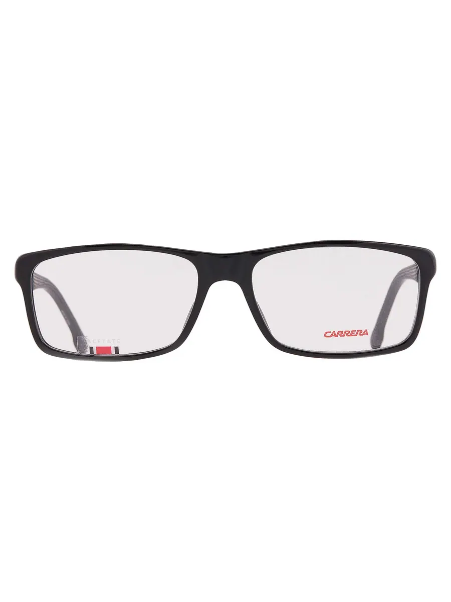 Прямоугольные мужские очки Carrera Demo CARRERA 8852 0807 57 — изображение 1 из 4, черный