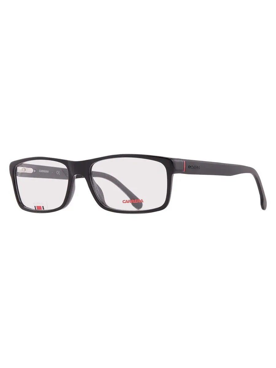 Прямоугольные мужские очки Carrera Demo CARRERA 8852 0807 57 — изображение 2 из 4, черный