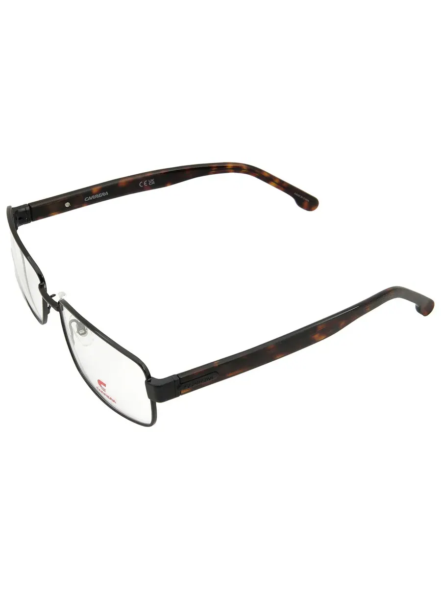 Мужские прямоугольные очки Carrera Demo CARRERA 8887 0807 57 — изображение 5 из 5, черный