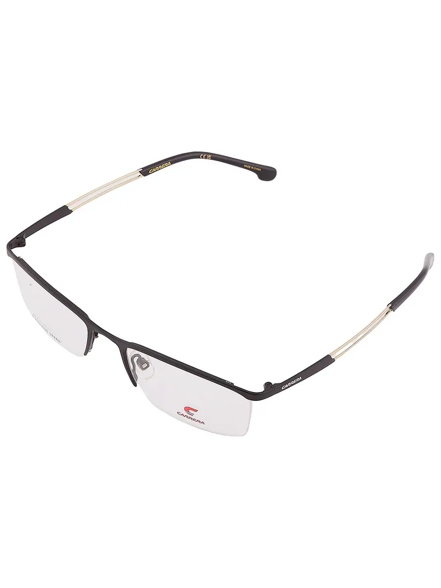 Мужские очки Carrera Demo Rectangular CARRERA 8901 0I46 54 — изображение 4 из 5, черный золотистый