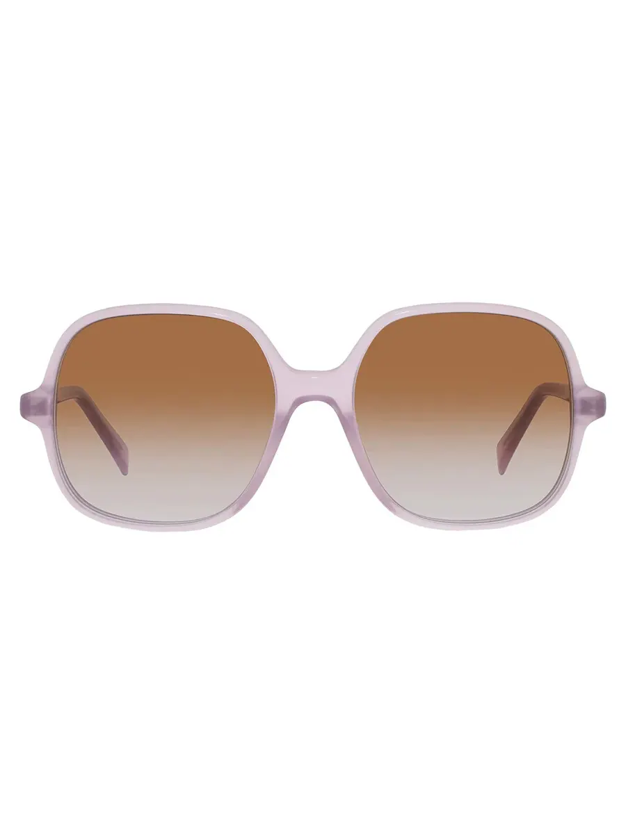 Очки для женщин Celine Brown Gradient Square CL40244U 78F 56, сиреневый — изображение 1 из 4, голубой