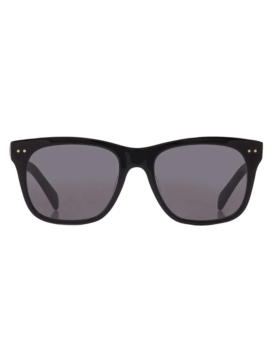 Мужские солнцезащитные очки Celine CELINE THIN Smoke Square CL40322U 01A 54 — изображение 1 из 4, черный
