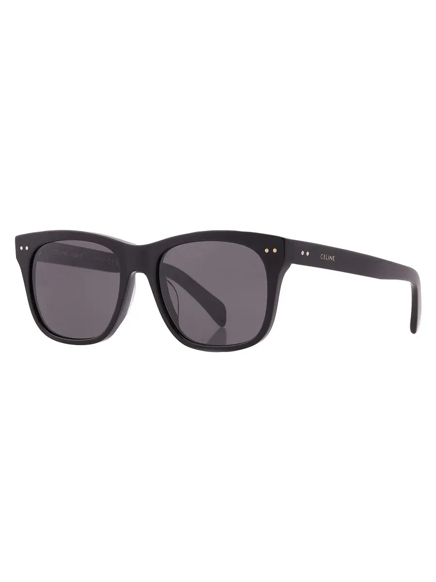Мужские солнцезащитные очки Celine CELINE THIN Smoke Square CL40322U 01A 54 — изображение 2 из 4, черный