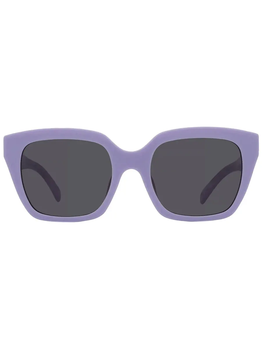 Женские солнцезащитные очки Celine Monochroms Grey Butterfly CL40198F 78A 56, сиреневый — изображение 1 из 5, голубой