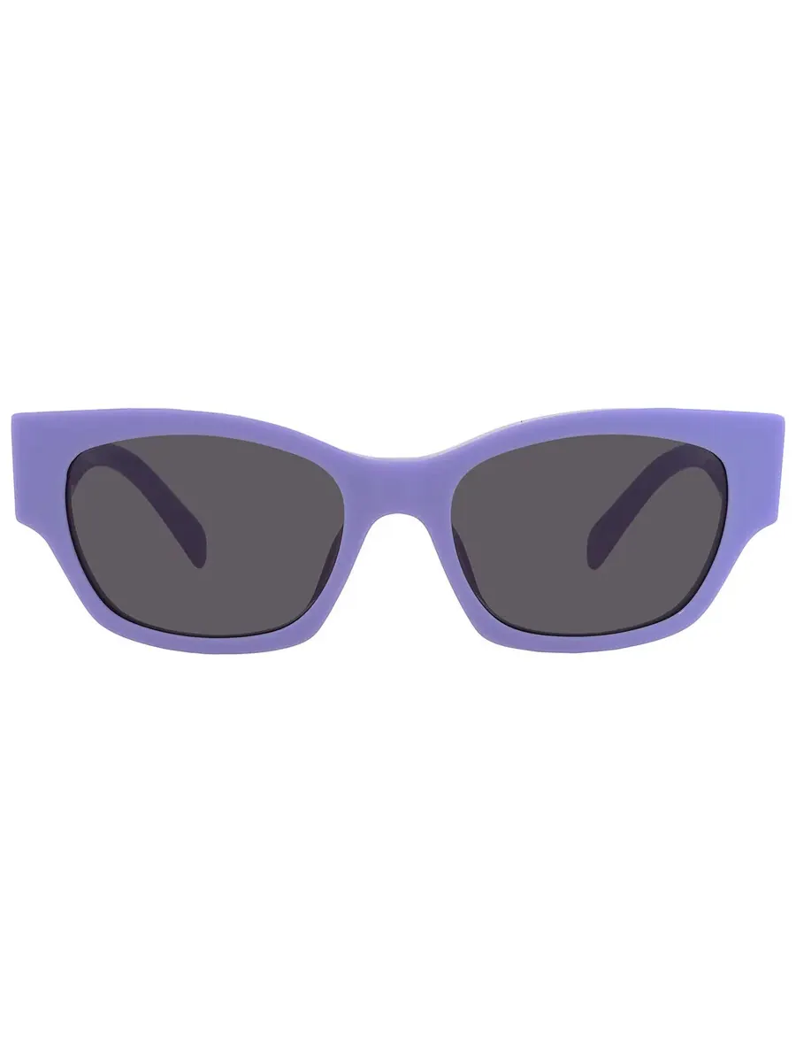 Очки солнцезащитные женские Celine Smoke Cat Eye CL40197U 78A 54, сиреневый — изображение 1 из 4, голубой