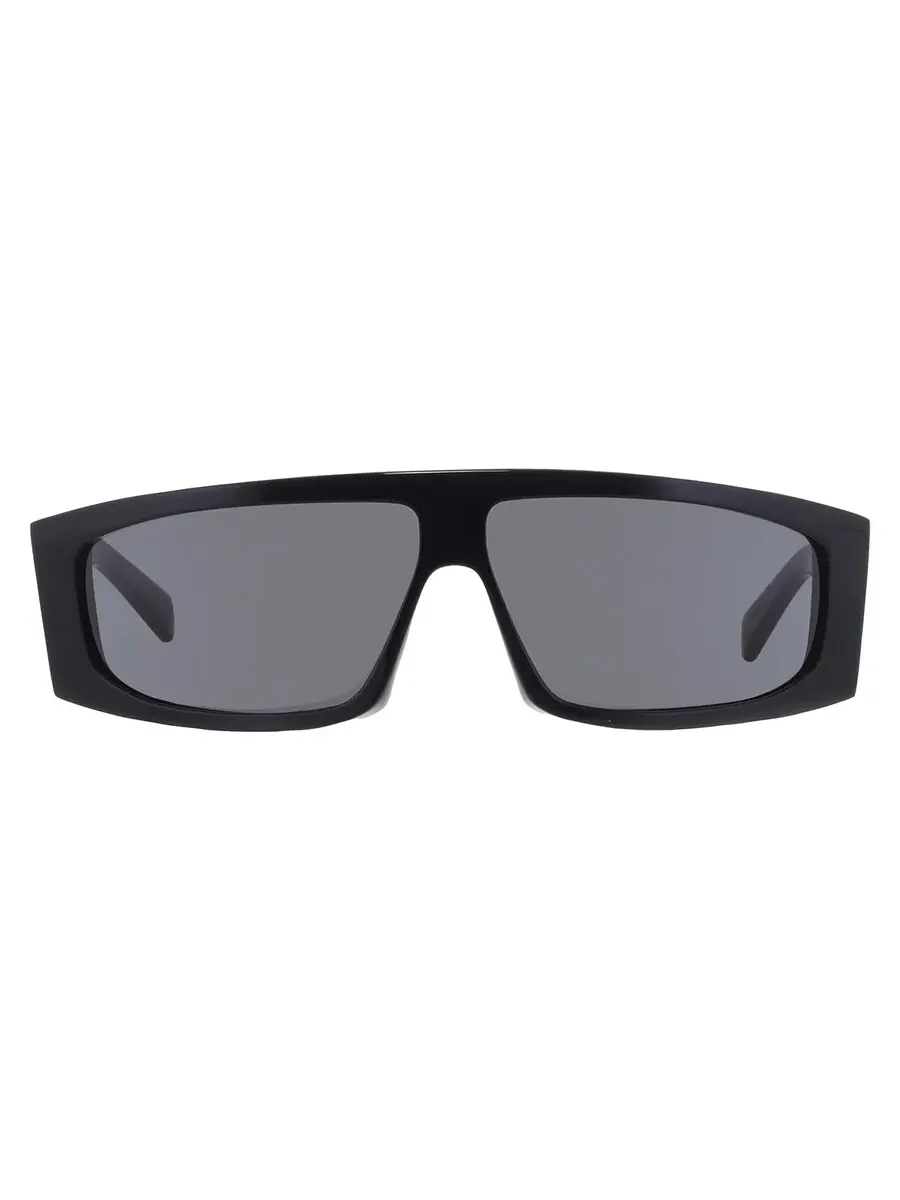 Мужские солнцезащитные очки Celine Smoke Wrap CL40291I 01A 69 — изображение 1 из 4, черный