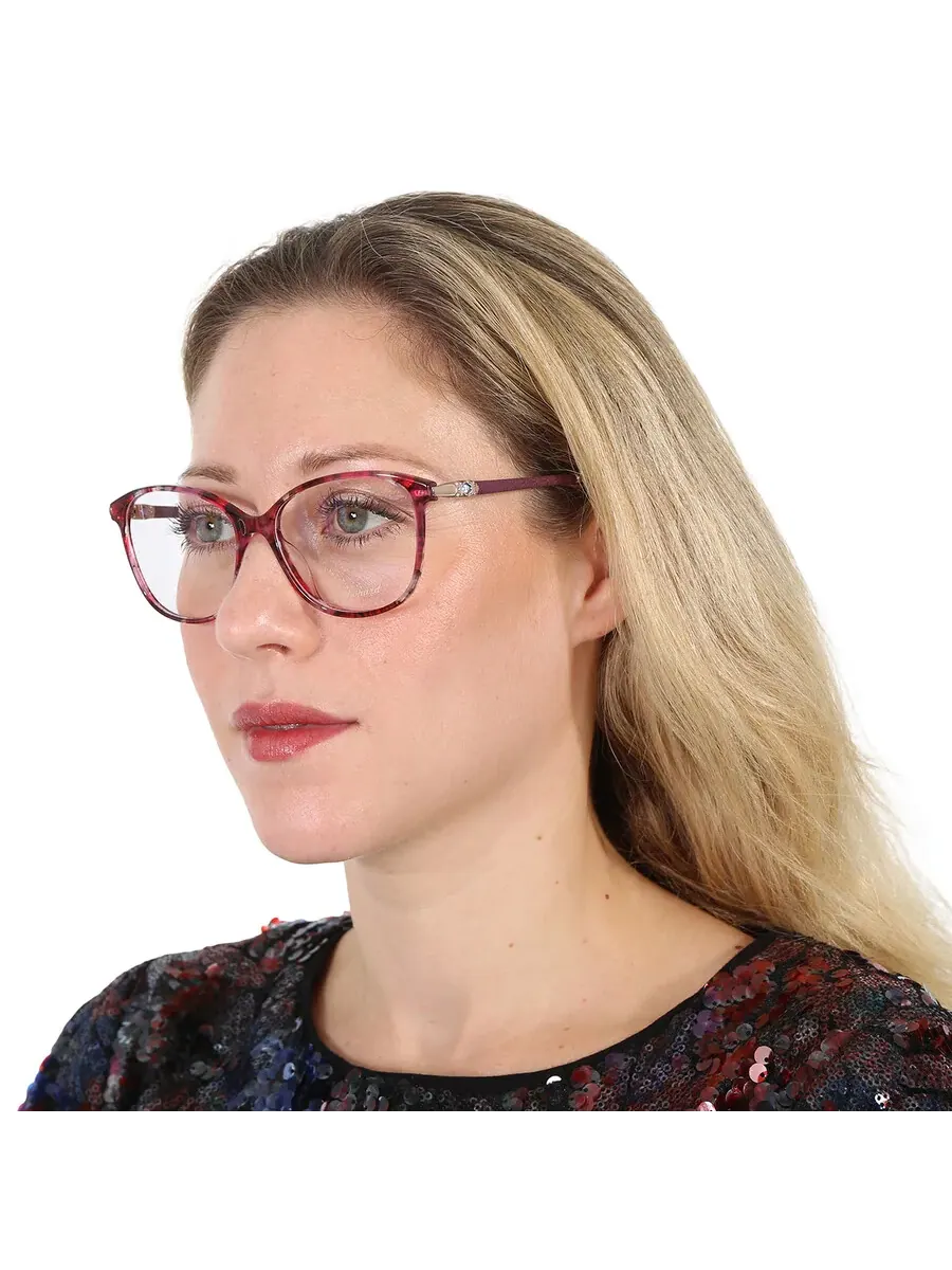 Женские очки Chopard Demo Cat Eye VCH255S 0AME 54 — изображение 2 из 5, красный