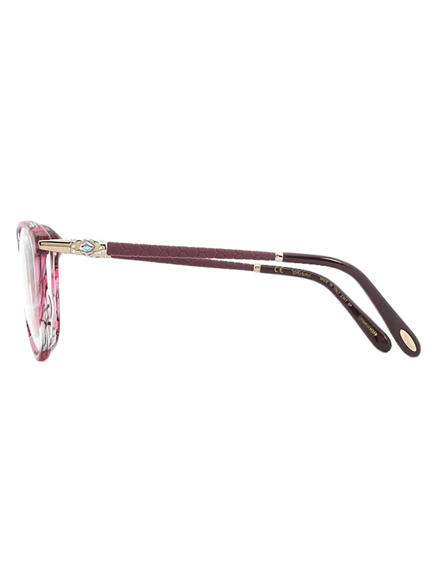 Женские очки Chopard Demo Cat Eye VCH255S 0AME 54 — изображение 5 из 5, красный