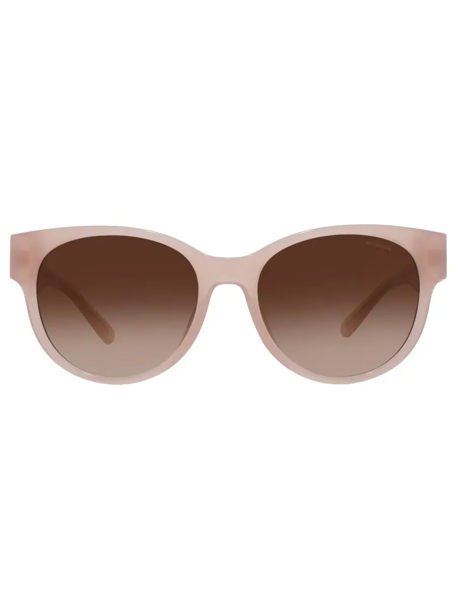 Женские солнцезащитные очки Coach Gradient Brown Oval HC8430D 511374 56 — изображение 1 из 4, светлый розовый
