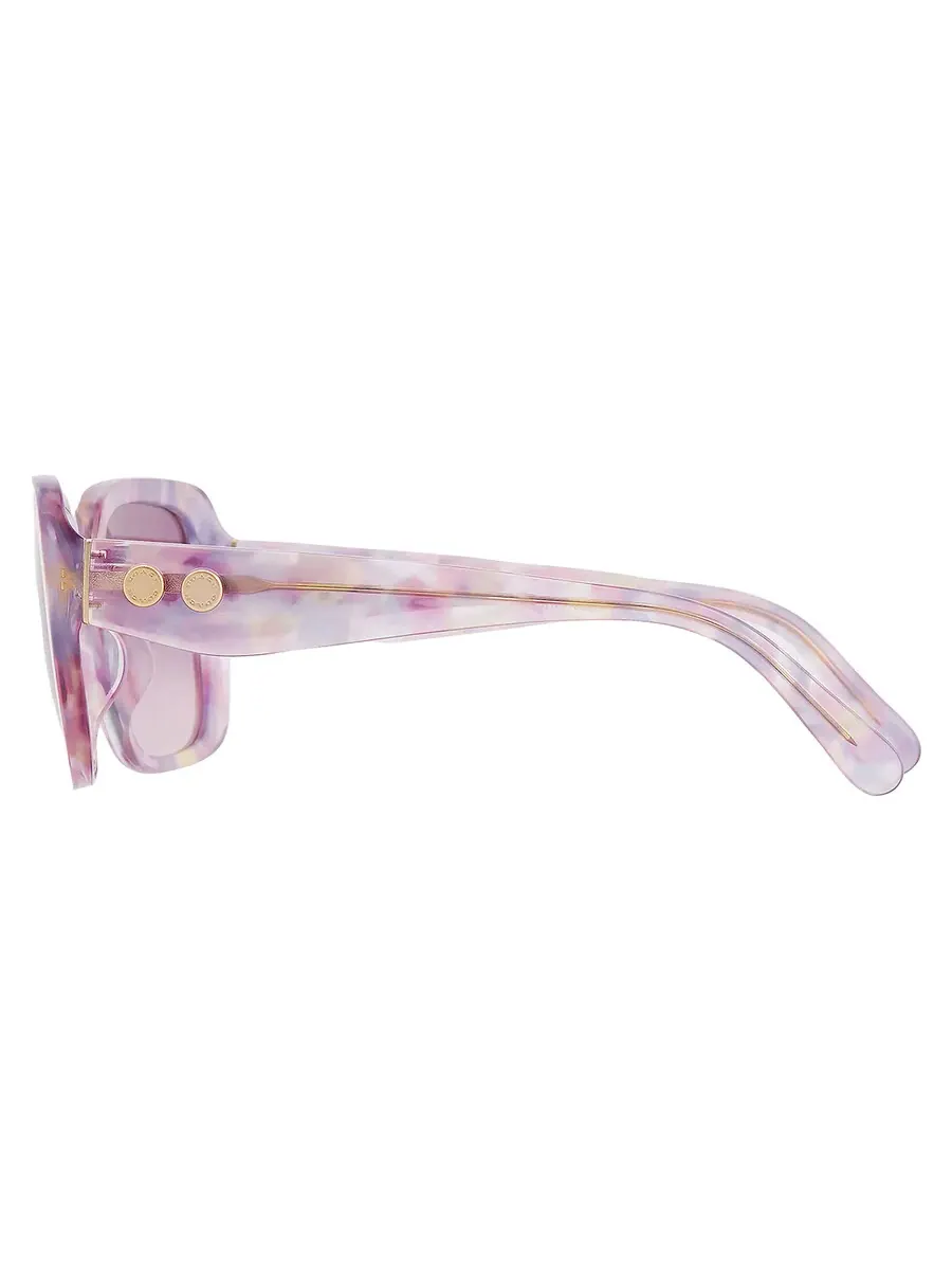 Солнцезащитные очки женские Coach Gradient Pink Purple Square HC8424U 58677W 54 — изображение 4 из 4, фиолетовый