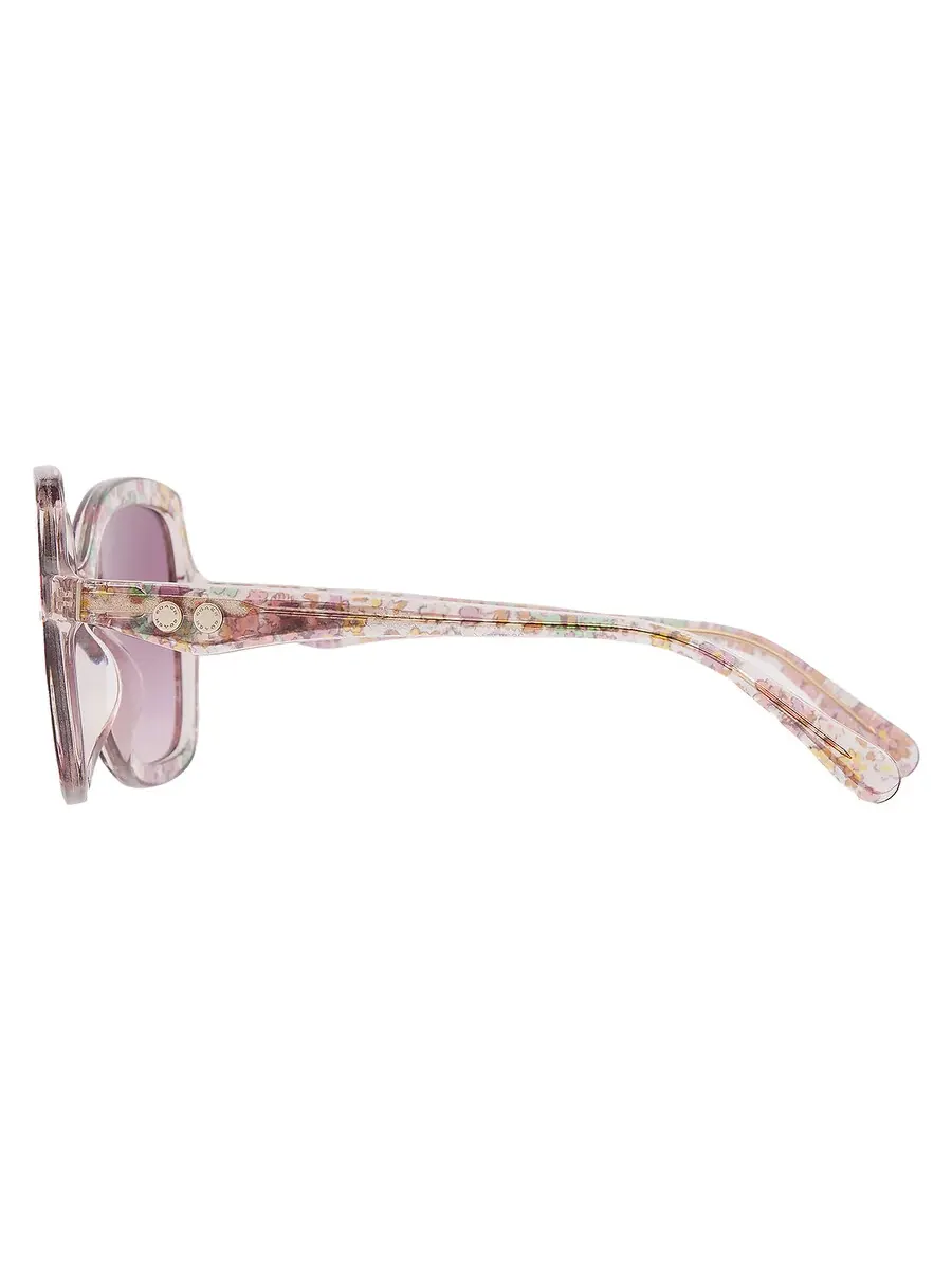 Солнцезащитные очки женские Coach Gradient Purple Pink Butterfly HC8410U 58947W 56 — изображение 4 из 4, прозрачный