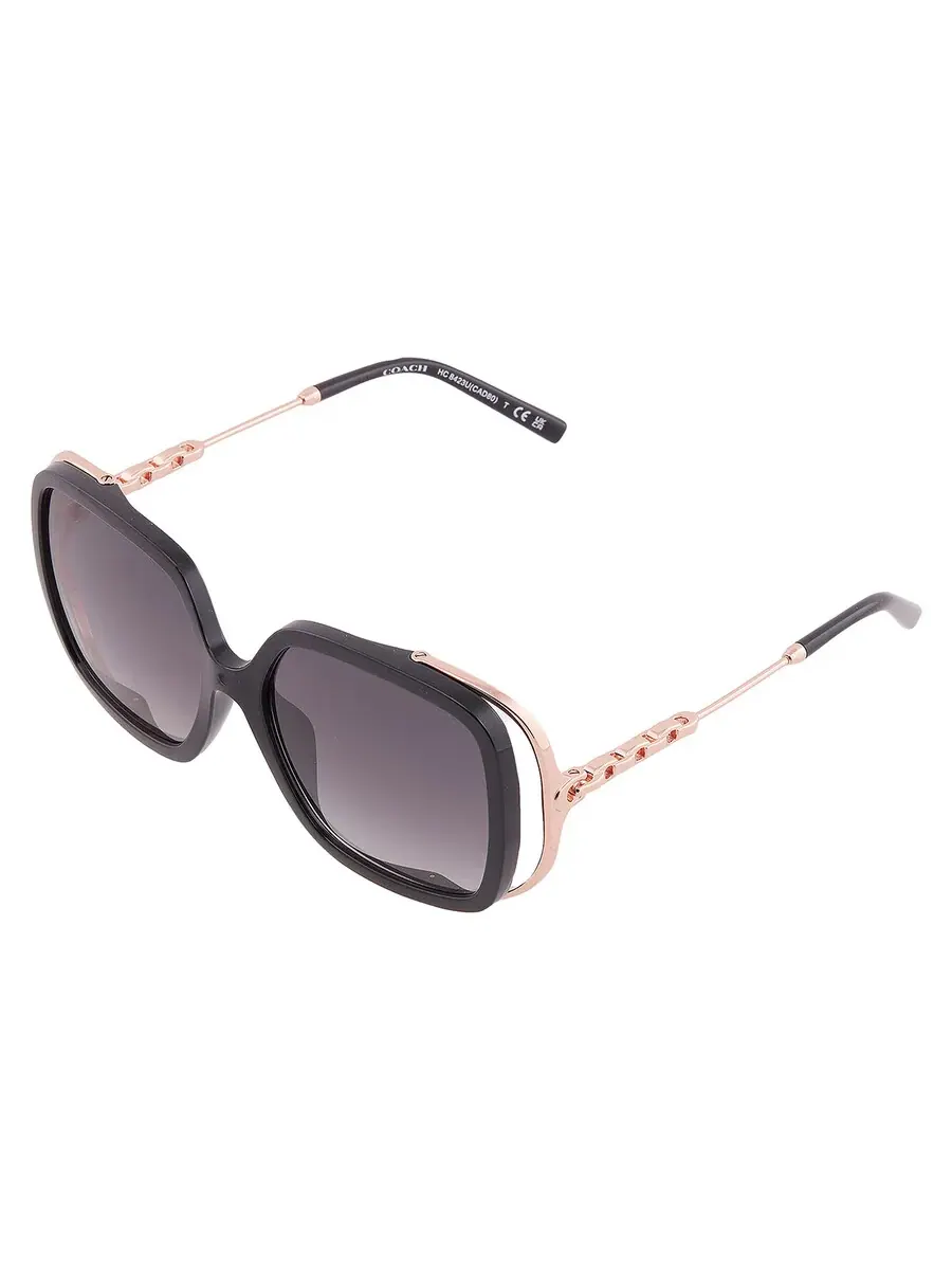 Очки солнцезащитные женские Coach Grey Gradient Square HC8423U 50023C 56 — изображение 3 из 4