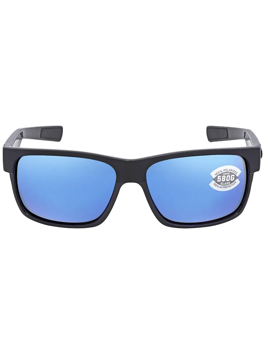Солнцезащитные очки для мужчин Costa Del Mar HALF MOON с прямоугольными поляризованными стеклами — изображение 1 из 3, черный
