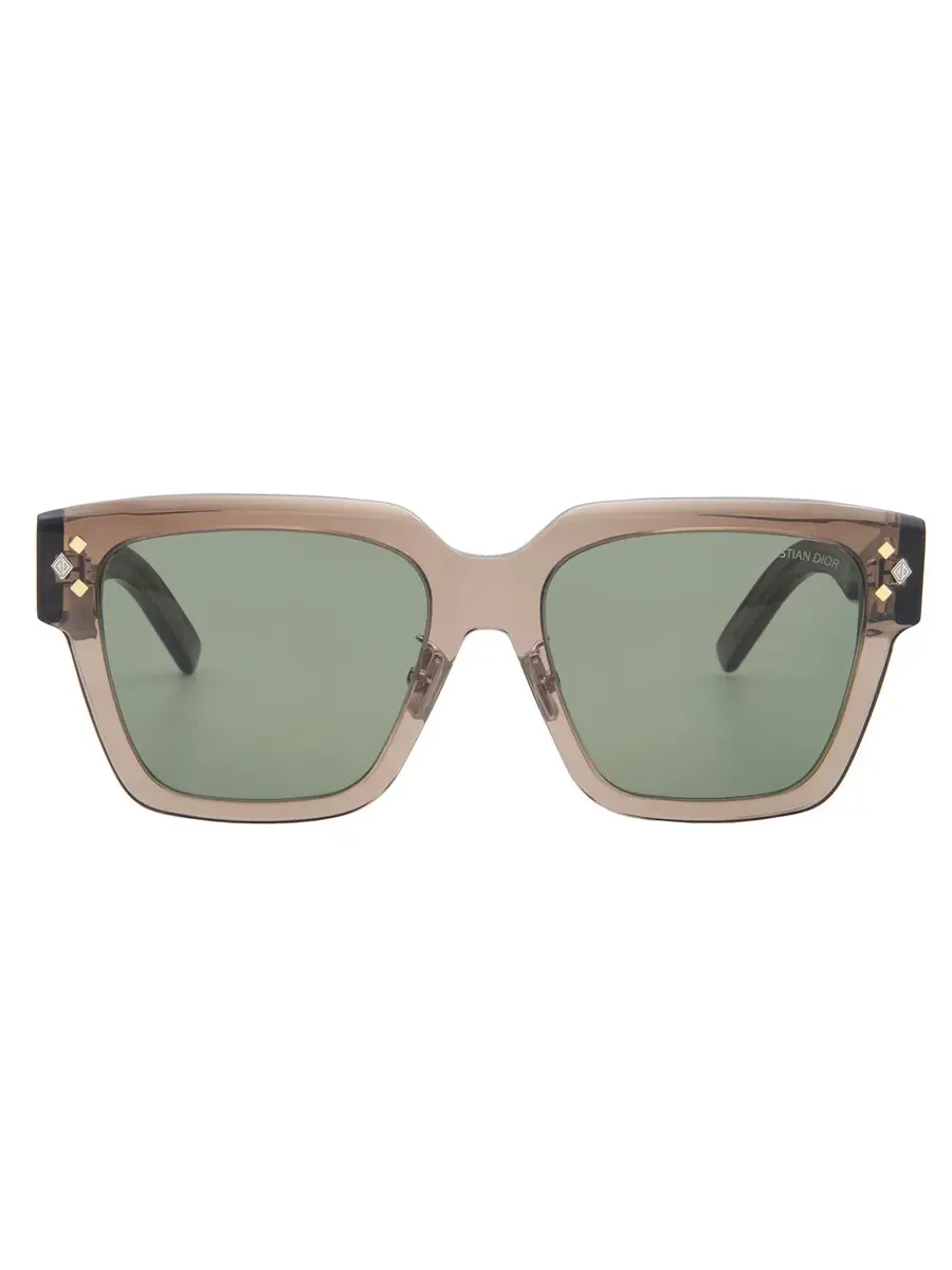 Солнцезащитные очки мужские Dior CD DIAMOND S3F коричневые квадратные DM40084F 45E 55 — изображение 1 из 4