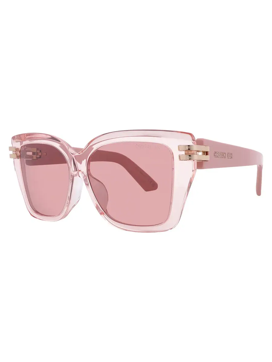 Солнцезащитные очки для женщин Dior CDIOR S1F Violet Square CD40149F 74Y 56 — изображение 2 из 4, розовый