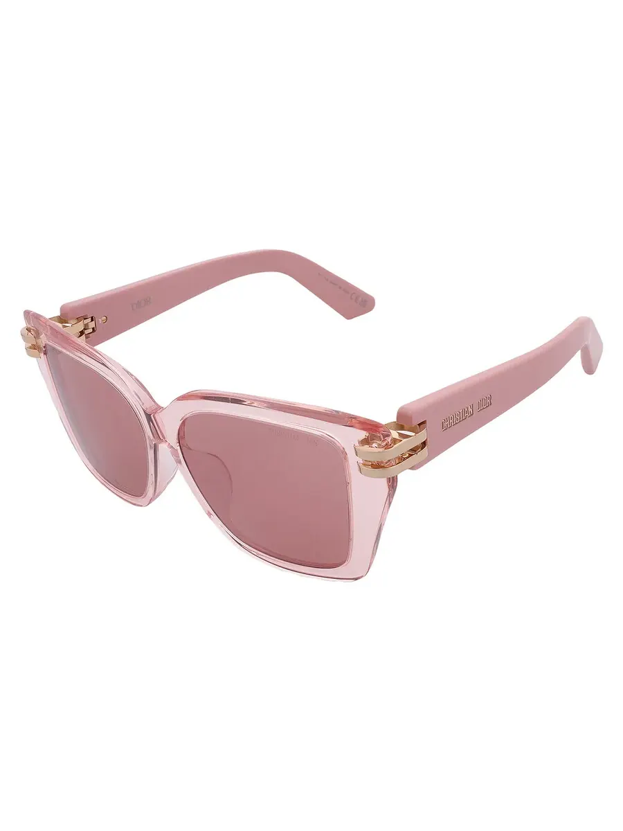 Солнцезащитные очки для женщин Dior CDIOR S1F Violet Square CD40149F 74Y 56 — изображение 3 из 4, розовый