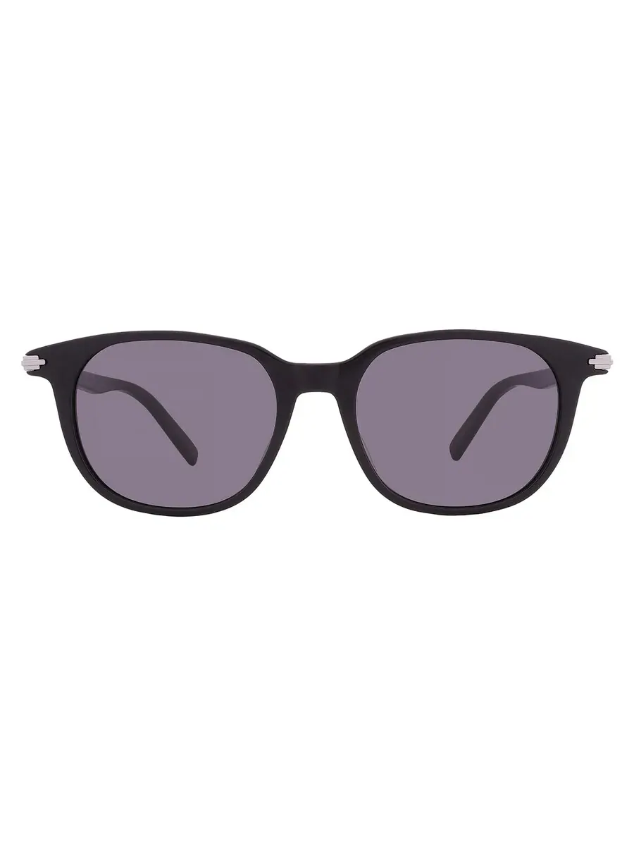 Мужские солнцезащитные очки Dior DIORBLACKSUIT S12F Smoke Square DM40125F 01A 54 — изображение 1 из 4, черный