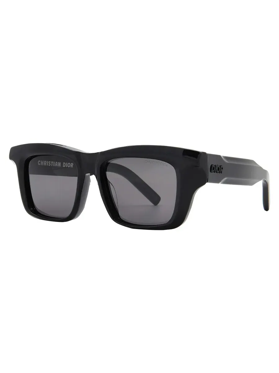 Солнечные очки мужские Dior DIORXPLORER S2F Smoke Square DM40141F 01A 52 — изображение 2 из 4, черный