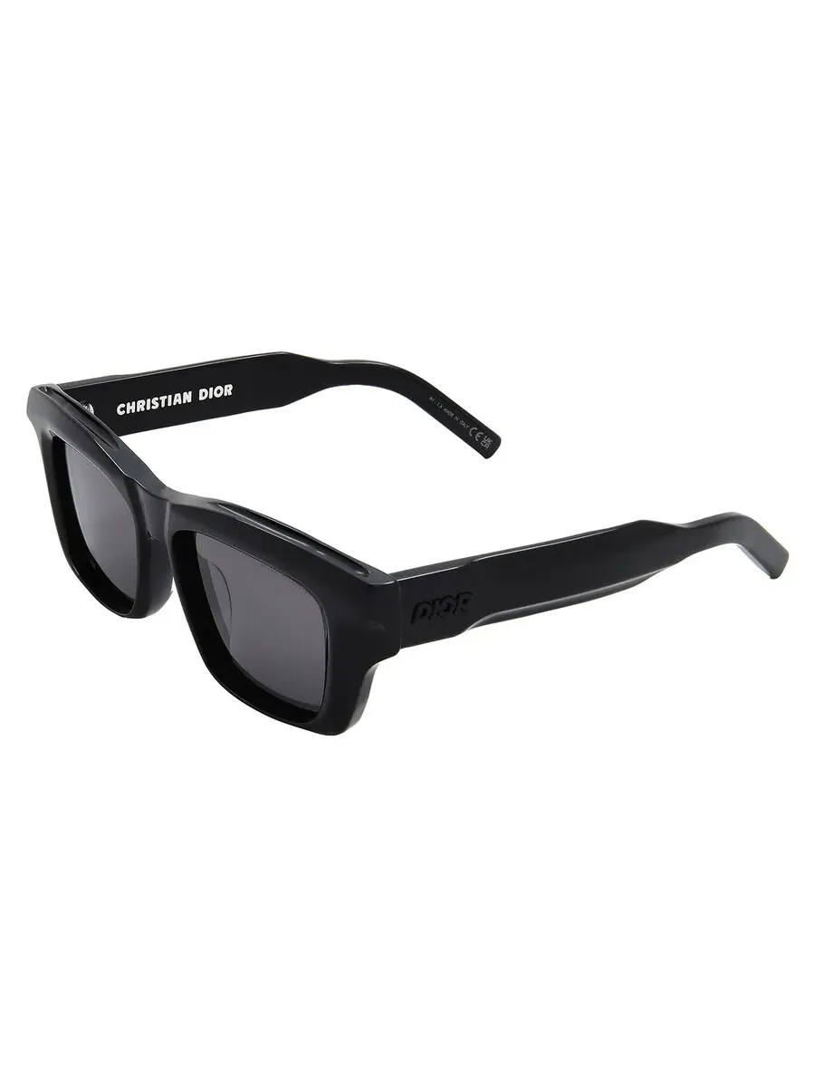Солнечные очки мужские Dior DIORXPLORER S2F Smoke Square DM40141F 01A 52 — изображение 4 из 4, черный