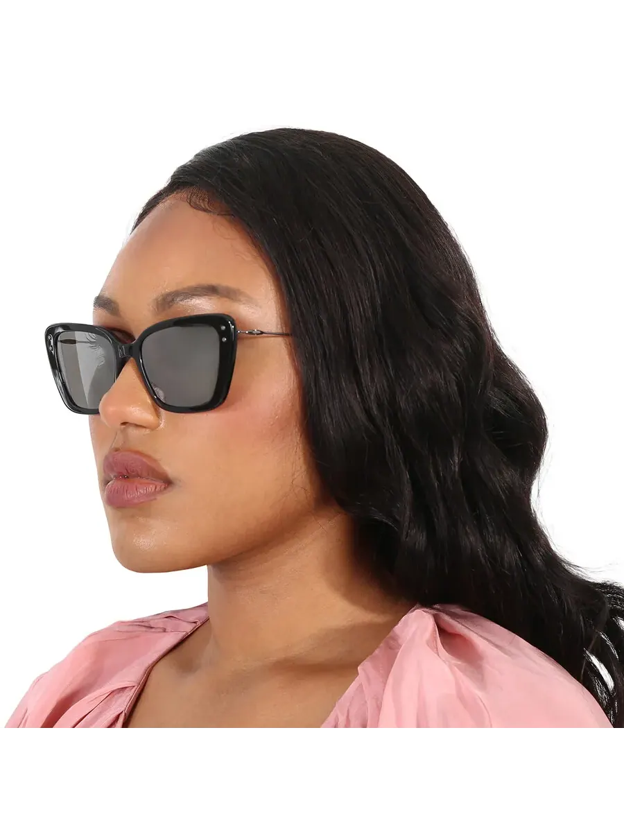 Очки для женщин Dior MISSDIOR B5I Smoke Mirror Butterfly CD40106I 01C 54 — изображение 2 из 5, черный