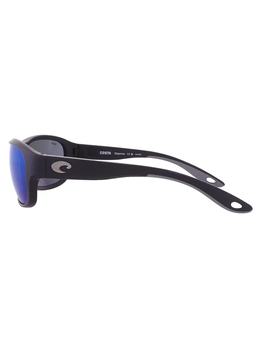 Солнцезащитные очки унисекс Costa Del Mar CLIPPERTON Blue Mirror Polarized Polycarbonate — изображение 4 из 4, черный