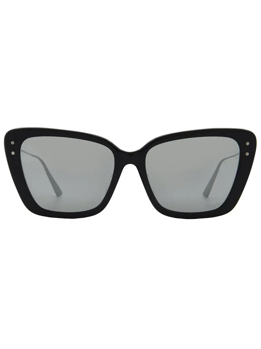 Солнцезащитные очки для женщин Dior MISSDIOR B5F Smoke Mirror Cat Eye CD40106F 01C 56 — изображение 1 из 4, черный