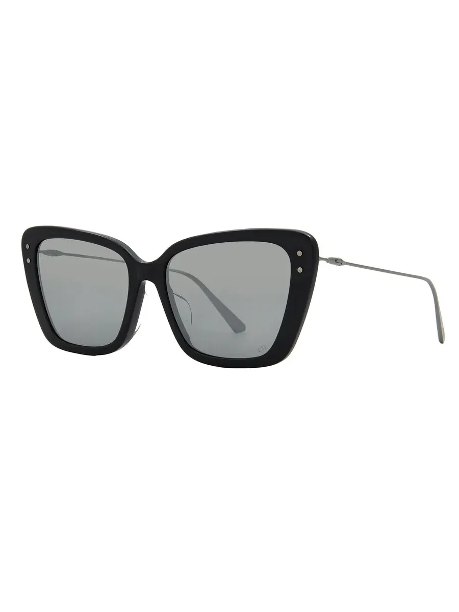 Солнцезащитные очки для женщин Dior MISSDIOR B5F Smoke Mirror Cat Eye CD40106F 01C 56 — изображение 2 из 4, черный