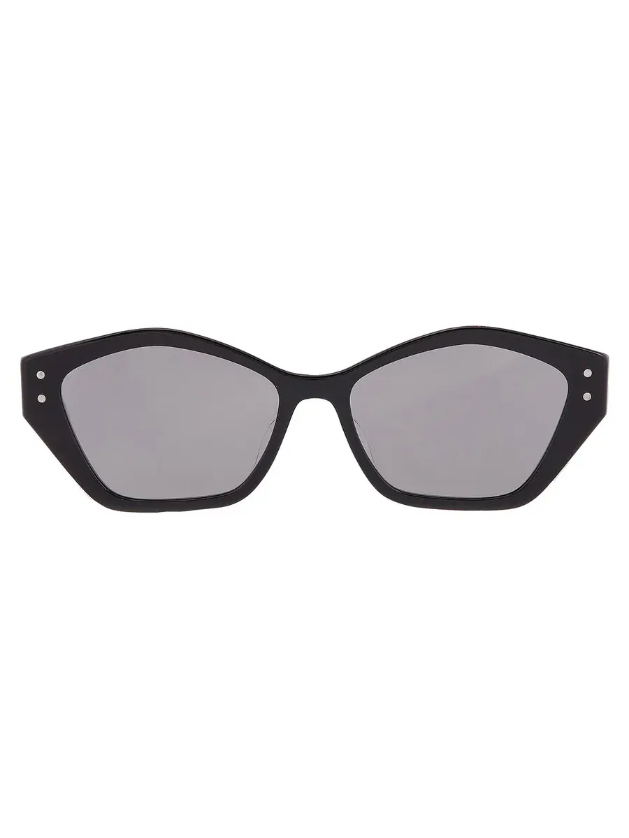Очки солнцезащитные женские Dior MISSDIOR S1U серебристые геометрические CD40107U 01C 56 — изображение 1 из 4, черный