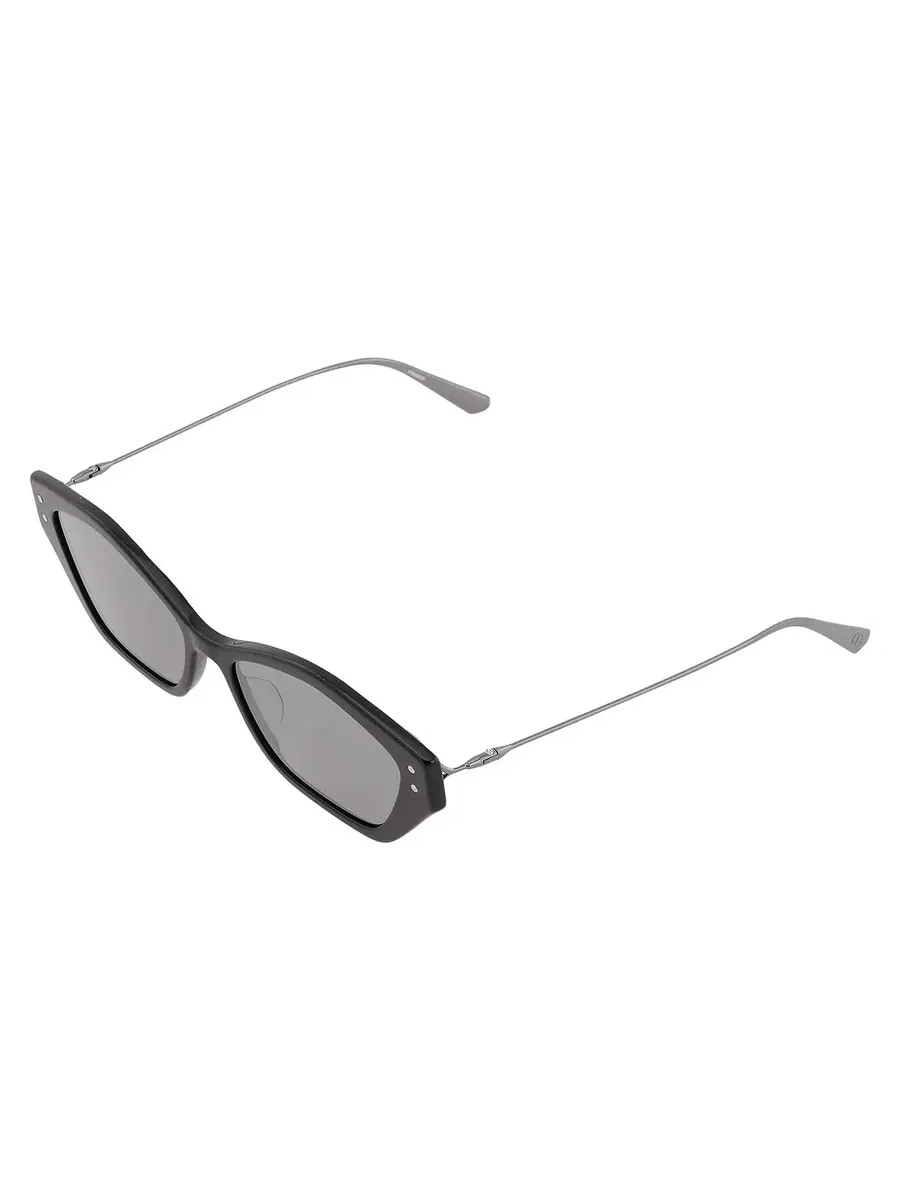 Очки солнцезащитные женские Dior MISSDIOR S1U серебристые геометрические CD40107U 01C 56 — изображение 3 из 4, черный